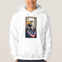 Design de Camisa de T-Shirt Patriot Bald Eagle Ame