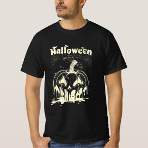 Design de Camisa do Dia das Bruxas de Abóbora Derr