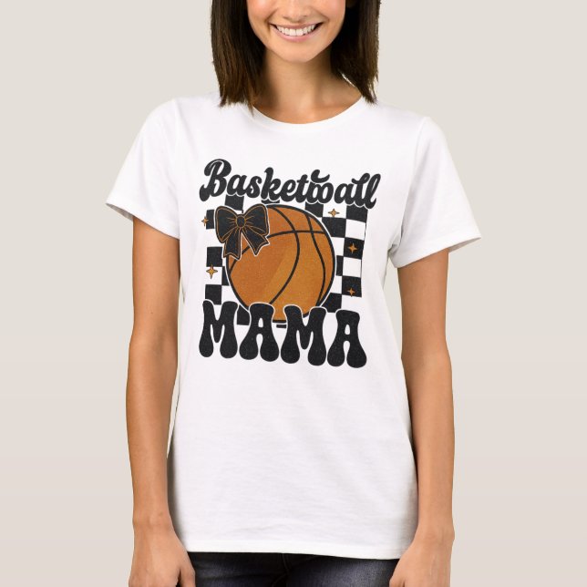 Design de Camisa Glitter de Basquete com Arco (Frente)