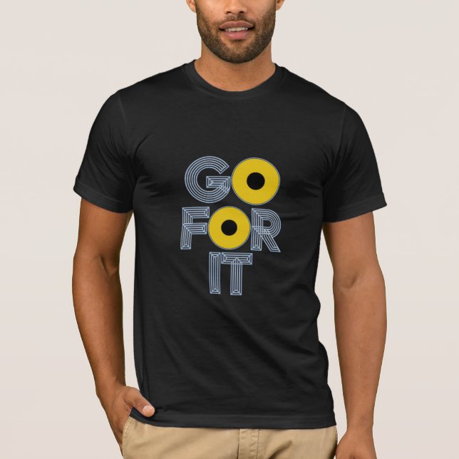design de Camisa Motivacional "Ir Por Ele" (Frente)
