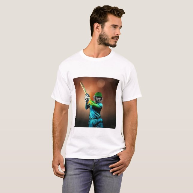 Design de Camisa Na moda do Jogador de Críquete (Frente Completa)