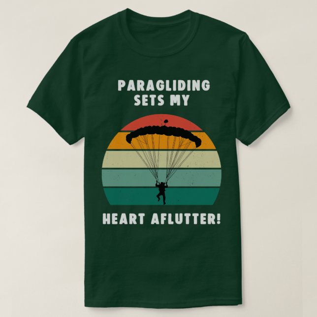 Design de camisa parapente (Frente do Design)