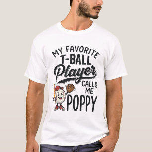 Design de Camisa Poppy Meu Jogador Favorito de T-B