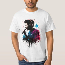 Design de Camisa T Ascensão DJ Star