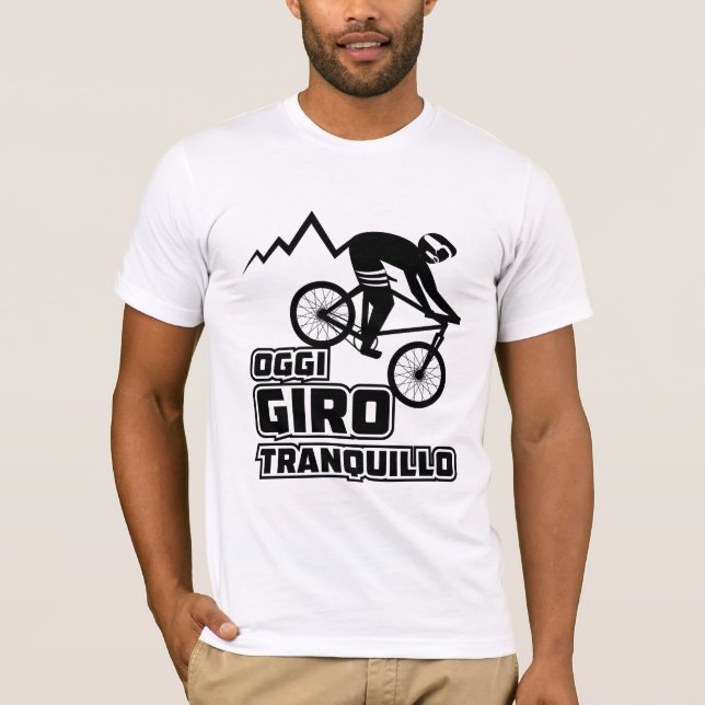 Design de camisa T com condução de bicicleta (Frente)