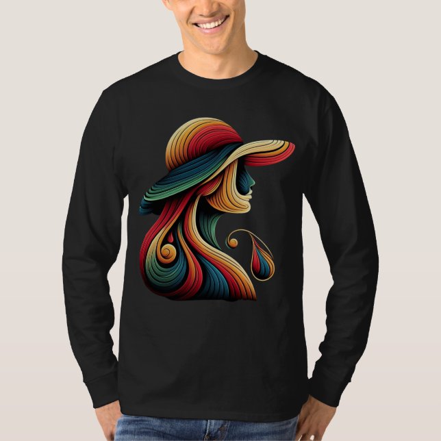 Design de Camisa T da Rainbow Woman (Frente)