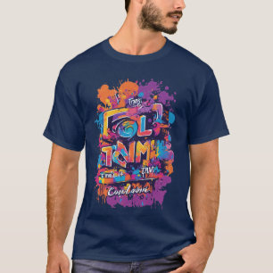 Design de Camisa T de Execução do Grafite Colorpal
