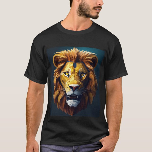 Design de Camisa T: Majestade Rajante (Frente)