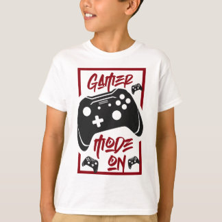 Design De Camisa T Para Crianças Que Jogam T-Shrit