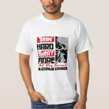 Design de Camisa Vermelha Focada,