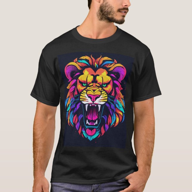 design de Camisas de Lion e Cobra (Frente)