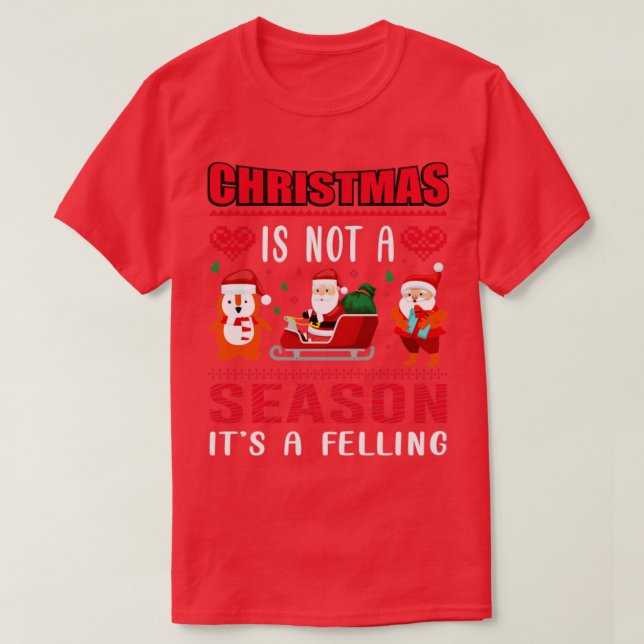 Design de Camisas de Natal (Frente do Design)