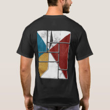 Design de camiseta abstrata
