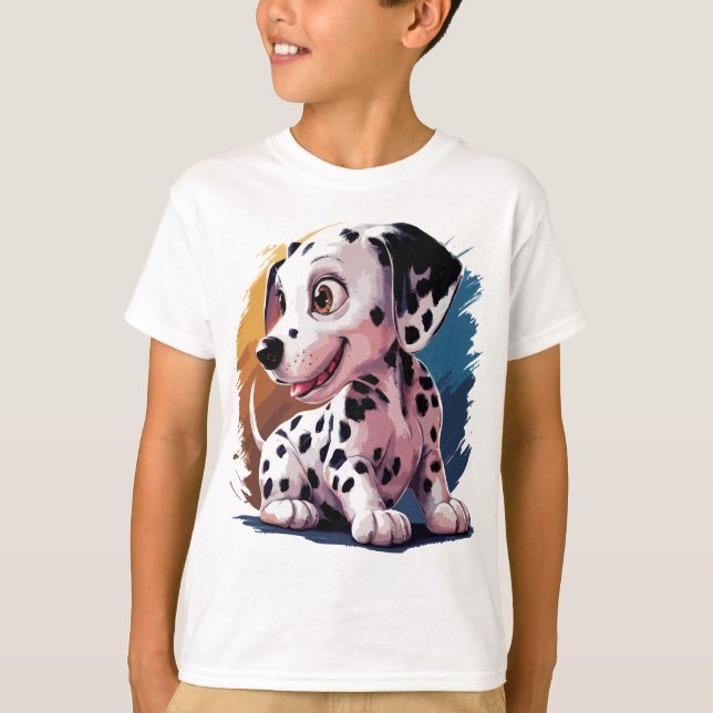 Design de camiseta colorida DOG (Frente)