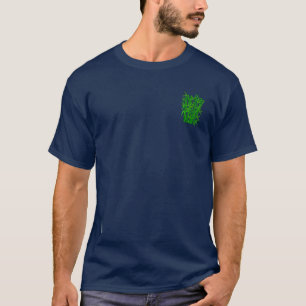 Design de camiseta com bambu Cresce com o Fluxo