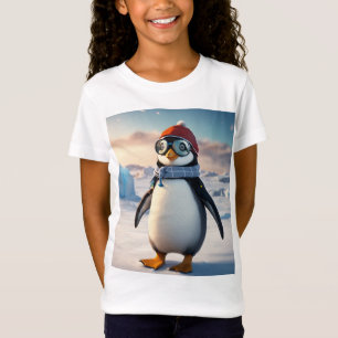 Design de camiseta Cozy Penguin Huddle - Perfeito