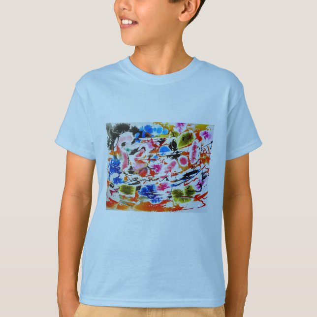 Design de Camiseta de Arte para Meninos (Frente)