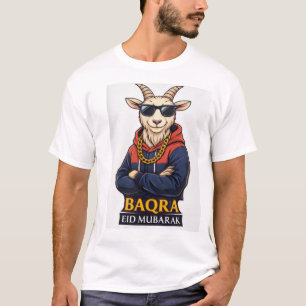 Design de camiseta de cabra Baqra Eid Mubarak -Coo