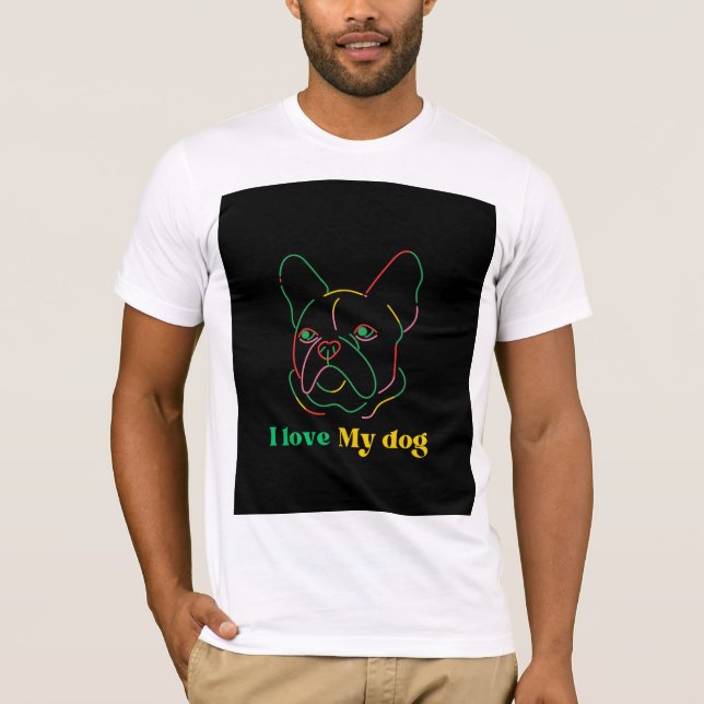 Design de camiseta de cachorro muito fofo (Frente)