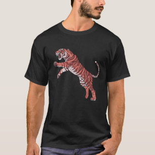 Design de Camiseta de Camisa de Esteira de Tigre A