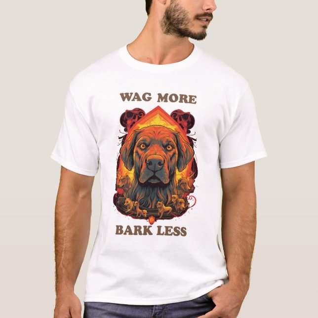 Design de camiseta de cão (Frente)