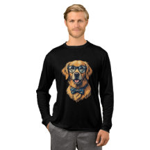 design de camiseta de cão hipster