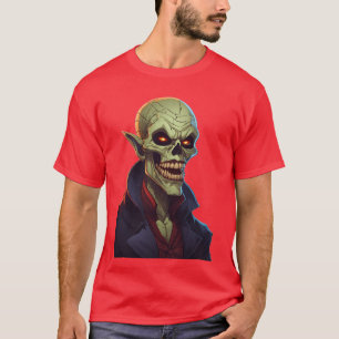 Design de Camiseta de Cartoon de Esquadrão Spooky