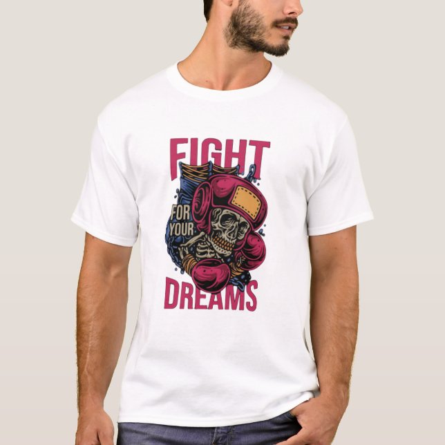 Design de camiseta de crânio (Frente)
