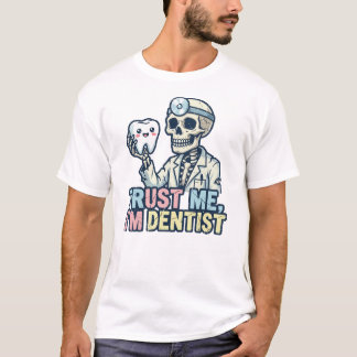 Design de Camiseta de Dentista Engraçado