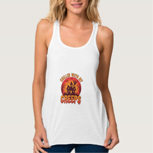 Design de camiseta de Halloween Chillin With My Cr