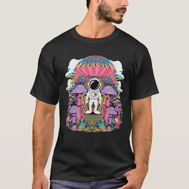 design de camiseta de jardim cósmico (Frente)