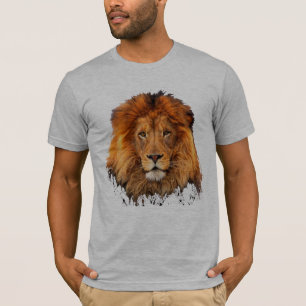 design de camiseta de leão em memória de cecil, 