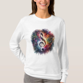Design de Camiseta de Melodias Harmoniosas