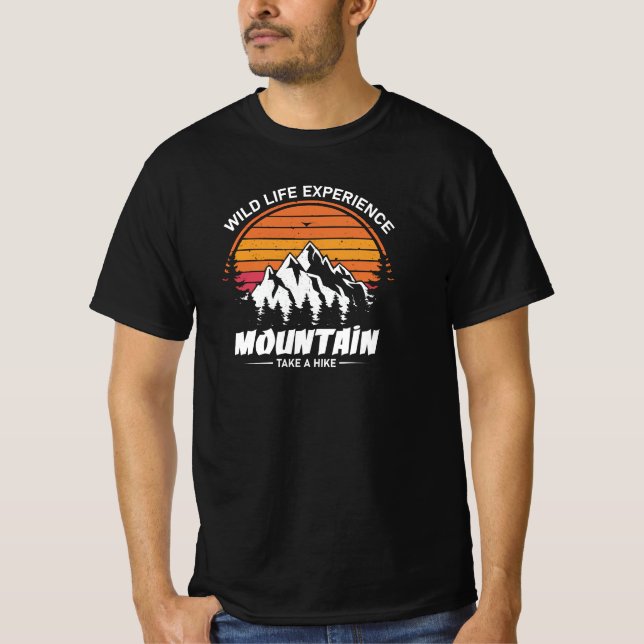 Design de camiseta de montanha (Frente)