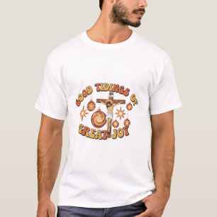 Design de camiseta de Natal com crucificação de Je