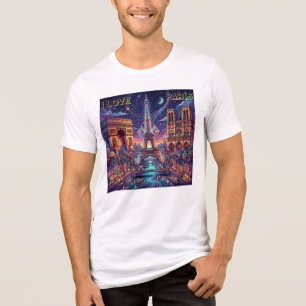 design de camiseta de Paris