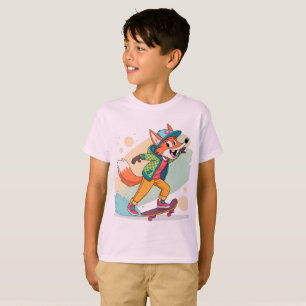 Design de camiseta de personagem de desenho animad