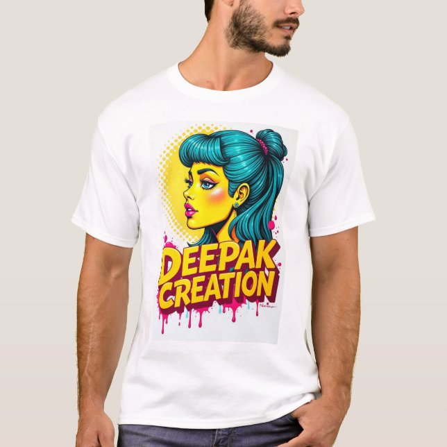 Design de camiseta Deepak Creation (Frente)