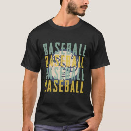 Design de camiseta desportiva de baseball