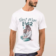 Design de camiseta dia de as mães para mãe e famíl