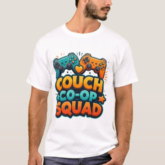 Design de Camiseta do Esquadrão de Coop em Sofá pa