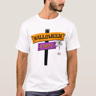 Design de camiseta gráfica assustadora para festa