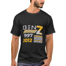 Design de camiseta gráfica Gen Z 1997 2012