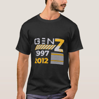 Design de camiseta gráfica Gen Z 1997 2012