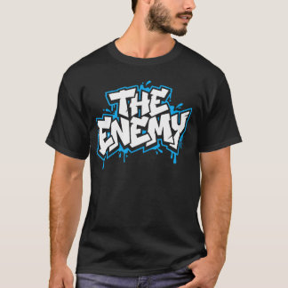 Design de camiseta gráfica ousada The Enemy Bold S