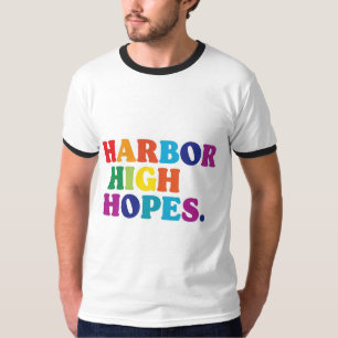 Design de camiseta Harbor High Hopes.
