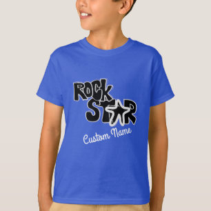 Design de camiseta Hip RockStar Rock n Roll Star K
