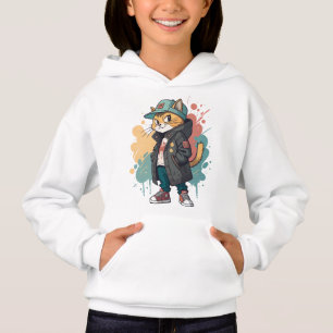 Design de camiseta infantil Street Cat Vibes – Ten