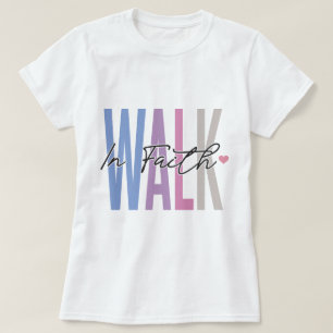 Design de camiseta Inspiracional Faith