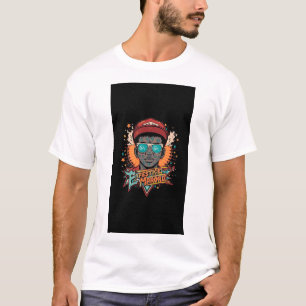 design de camiseta jovem, moderno e vibrante